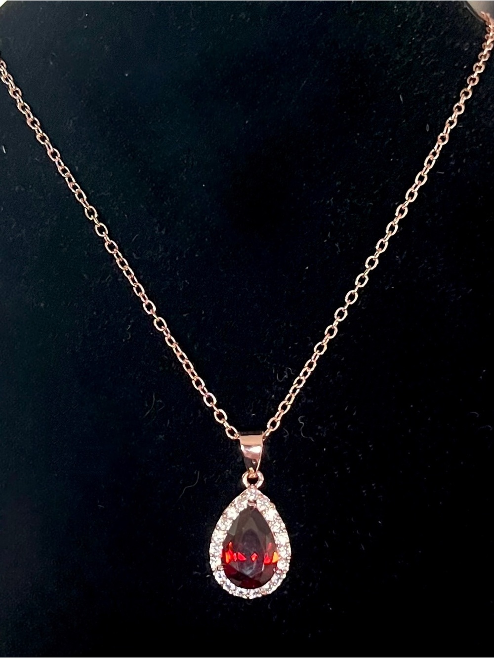 Ruby Gemstone Necklace